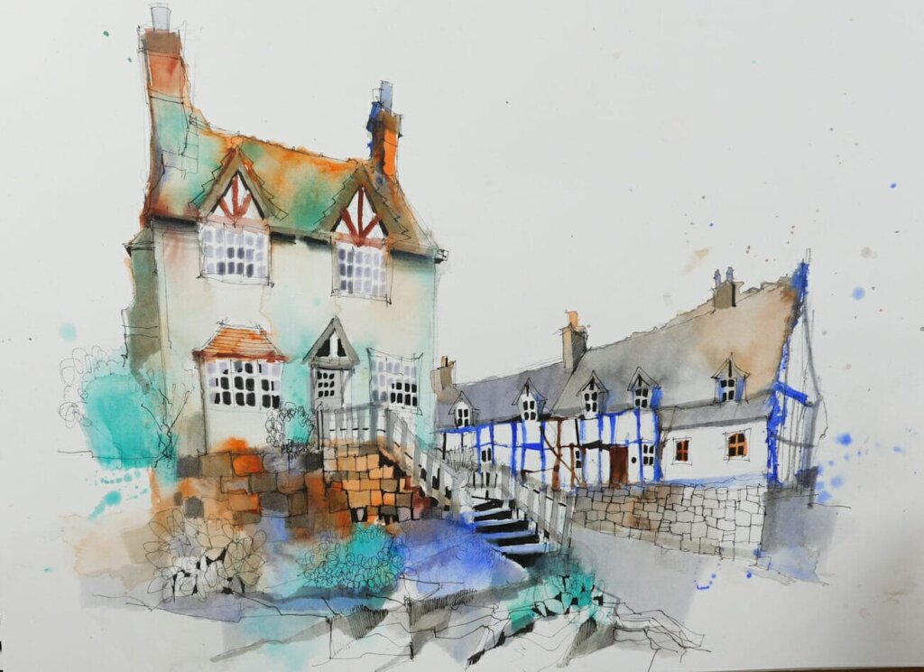 Detail stage one: storytelling details in urban sketching — Mike Mills