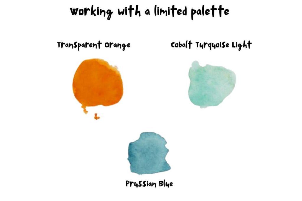Mixing Watercolours Using a Limited Palette